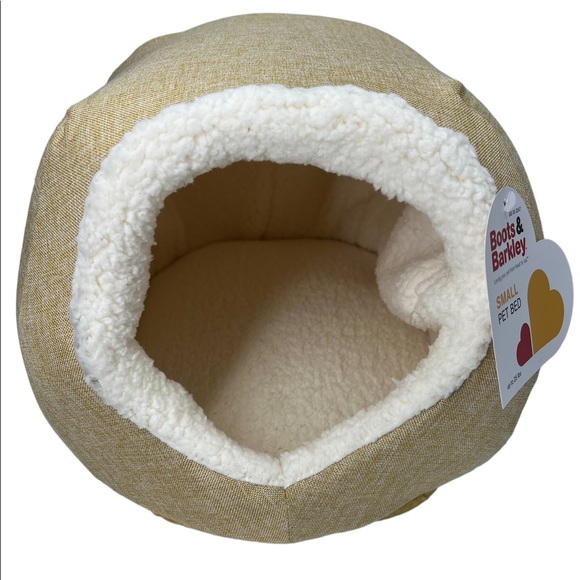 NWT Boots & Barley Small Animal Yellow Bed Cave - Picture 1 of 5